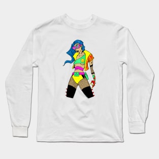 Cyberpunk Girl Long Sleeve T-Shirt